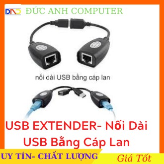 USB Extender 50M - Bộ Nối Dài Cáp USB bằng Dây LAN