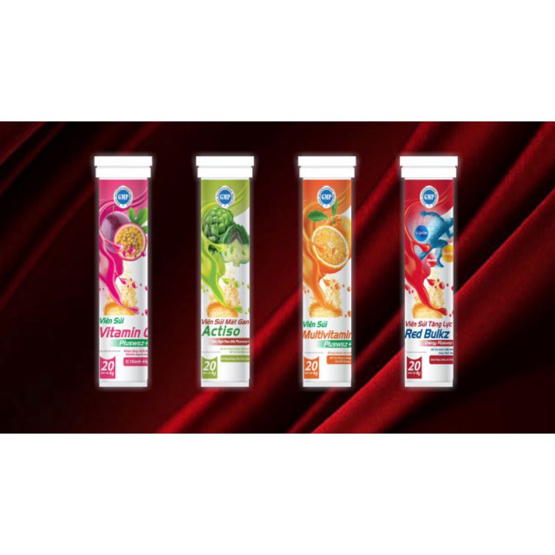 Viên sủi bổ sung vitamin C hương vị cam