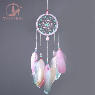 💓Wind Chimes Dream Catcher Handmade Gifts Dreamcatcher Feather Pendant Car Hanging Decoration