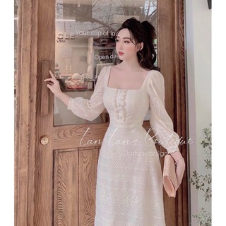 ĐẦM REN NÚT NGỌC