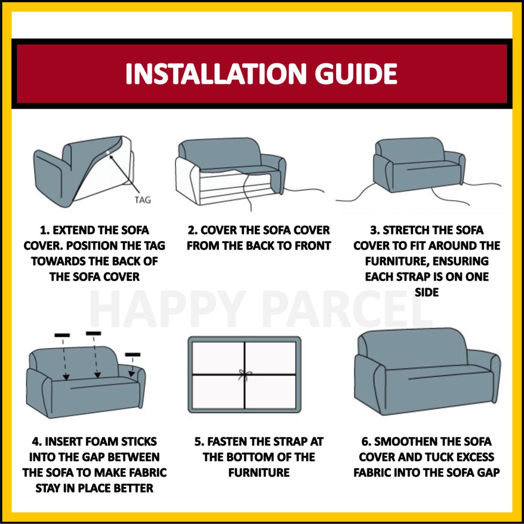 1/2/3/4 Vỏ Bọc Gối Sofa Chữ L Họa Tiết Hình Học