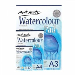 Sổ Vẽ Màu Nước WaterColour Pad Premium Mont Marte A5/A4/A3