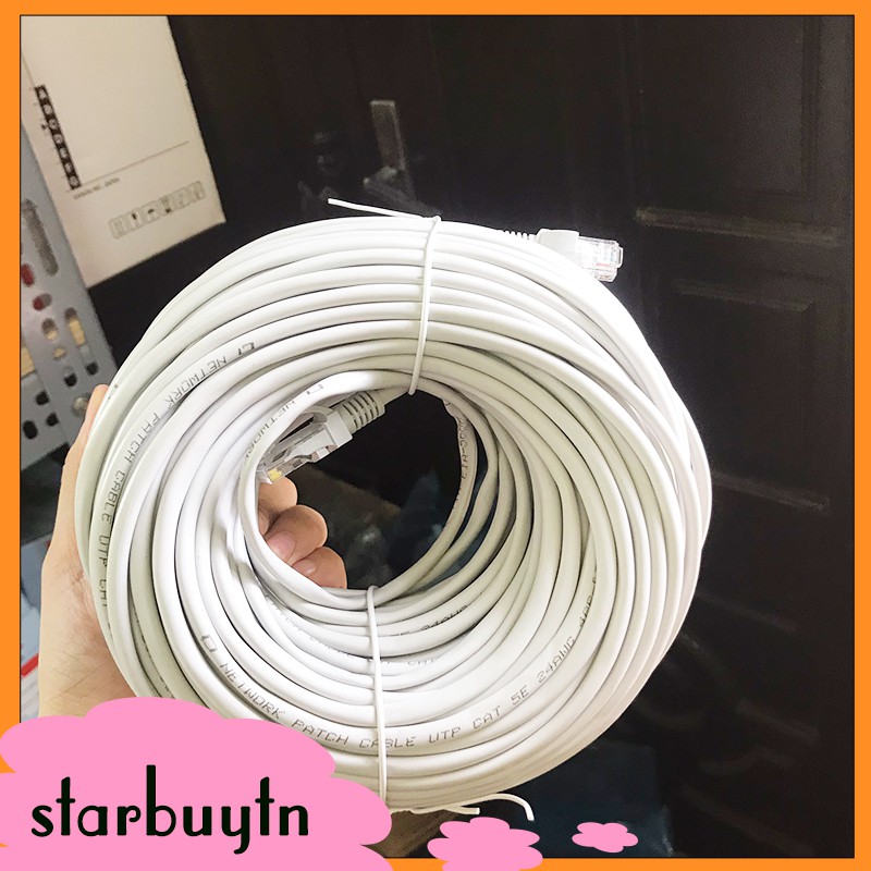 Dây mạng bấn sẵn 20 đến 50 mét tùy nhu cầu sử dụng