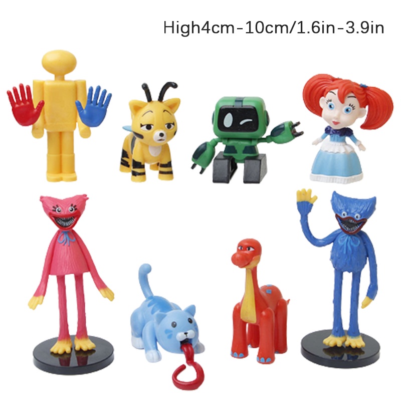 8 Mô hình popy playtime bobby’s anime huggy wuggy thích hợp bé trai bé gái