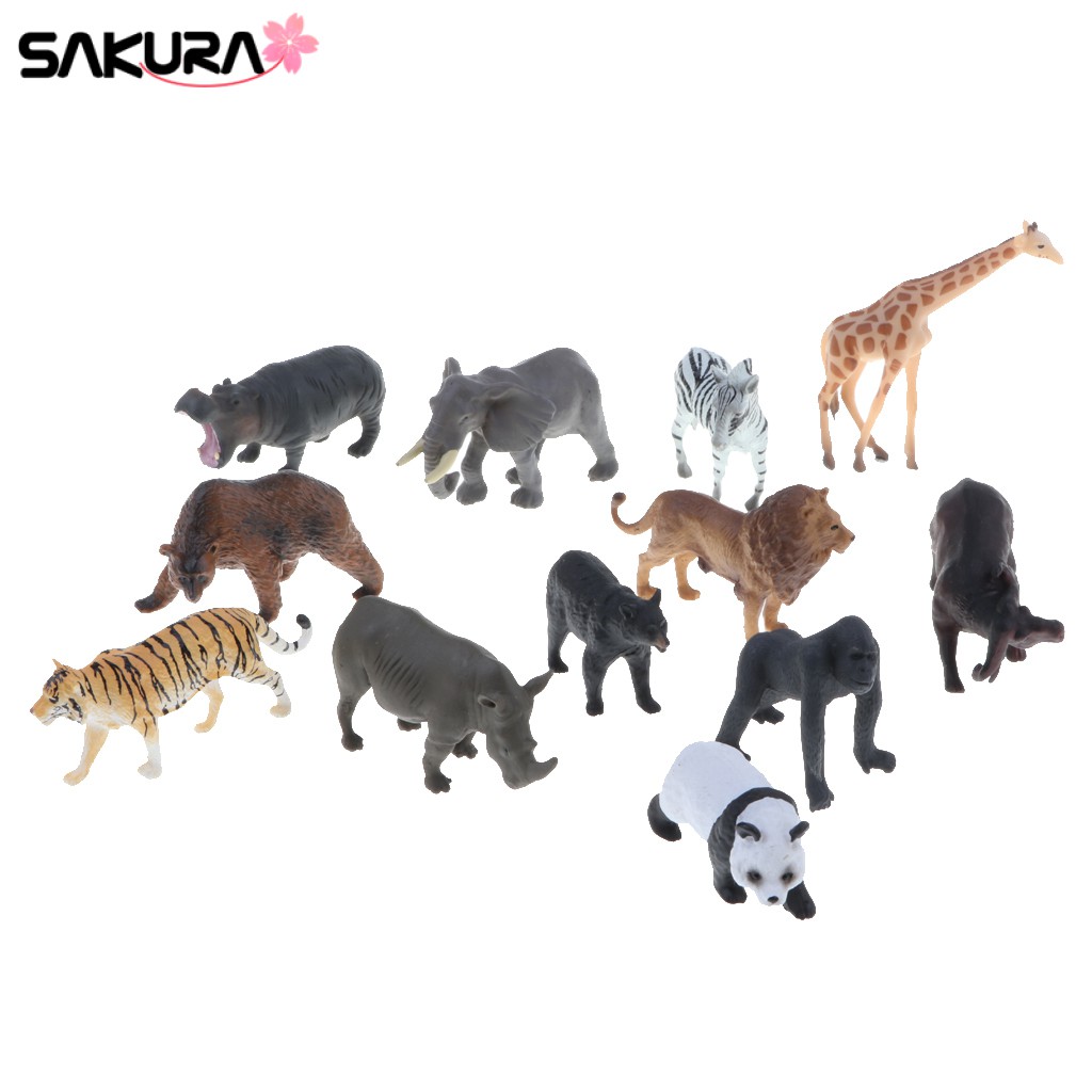 Bộ Đồ Chơi Sở Thú Bằng Nhựa Nhiều Màu Sắc Cho Bé
