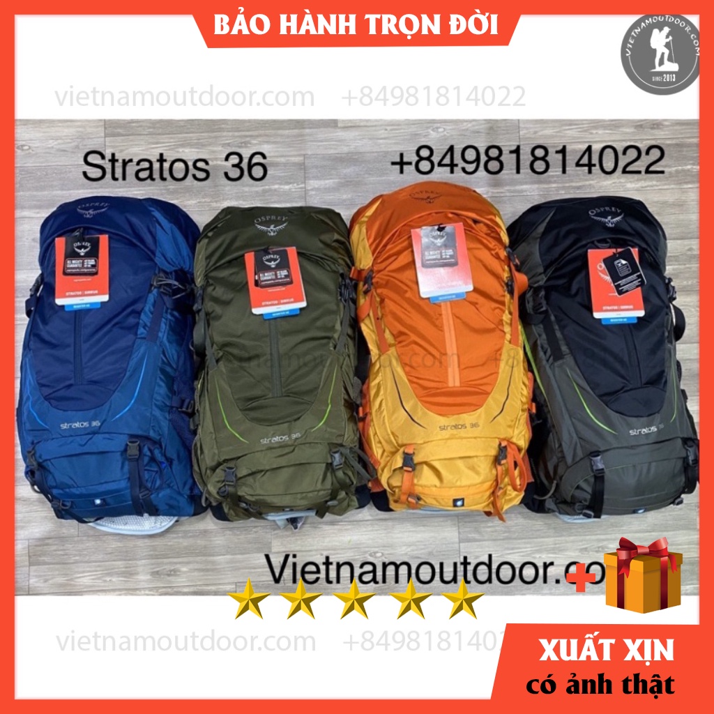 Balo trekking Osprey Stratos 50 - balo phượt - balo osprey