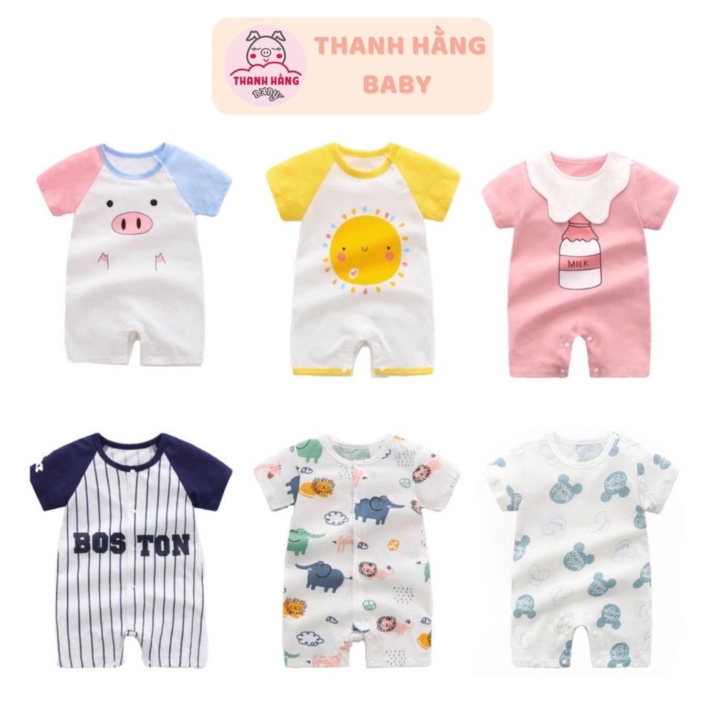 Body cho bé, body bé trai bé gái Thanh hằng baby 5 đến 13 kg