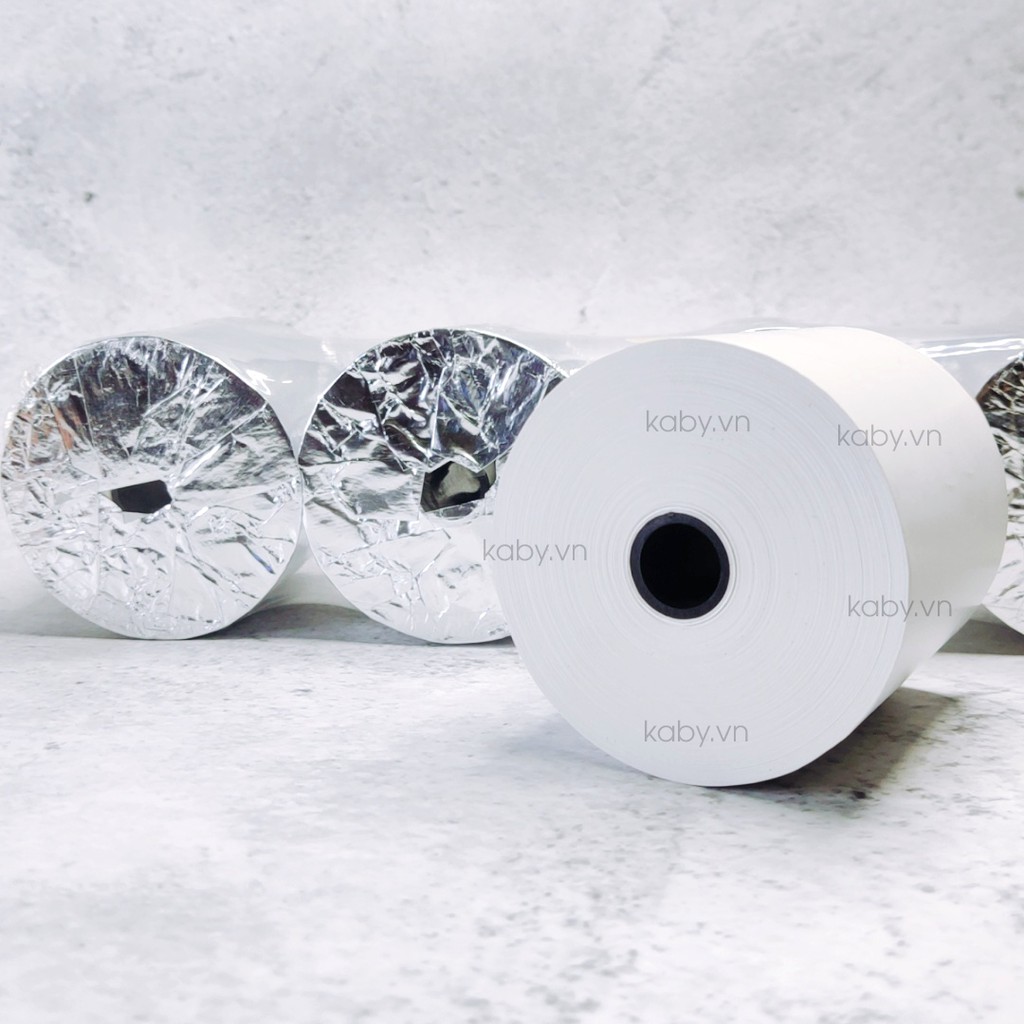 12 Cuộn Giấy In Bill K80 KABY - Giấy In Nhiệt K80 Phi 80mm
