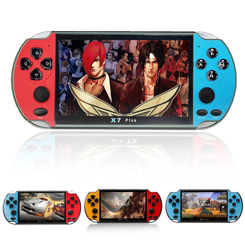 Máy Chơi Game Cầm Tay X7 , Hỗ trợ sẵn 900+ game, màn hình 4.1 inch  tích hợp nghe nhạc mp3 máy ảnh quay phim