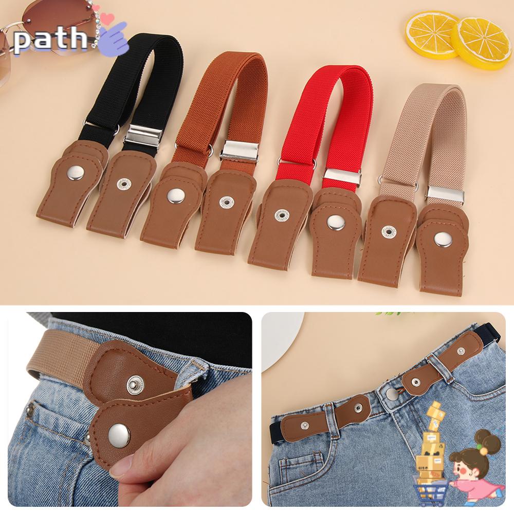 Dây Nịt Vải Canvas Co Giãn Không Khóa Có Thể Điều Chỉnh Thời Trang Cho Bé Trai Và Gái