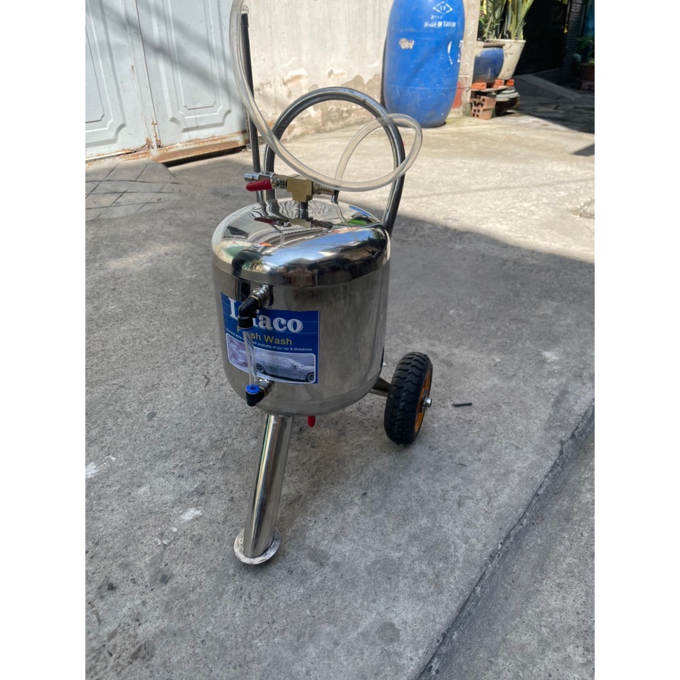 Máy hút nhớt, hút dầu 8 lít, bình inox 304
