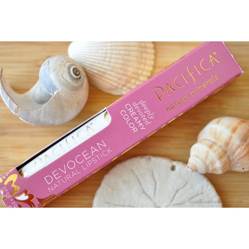 Son thiên nhiên Pacifica creamy color Devocean natural lipstick