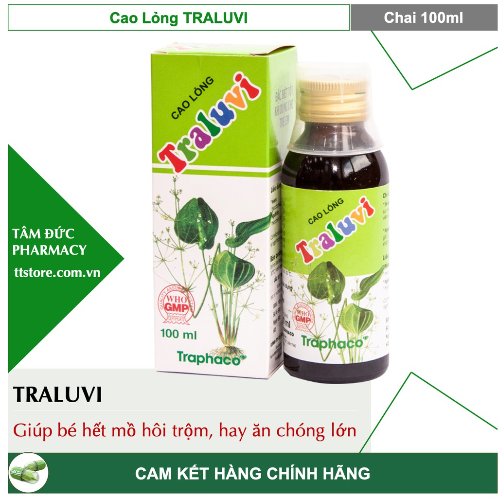 TRALUVI [Chai 100ml] - Cao lỏng Lục Vị - Traphaco