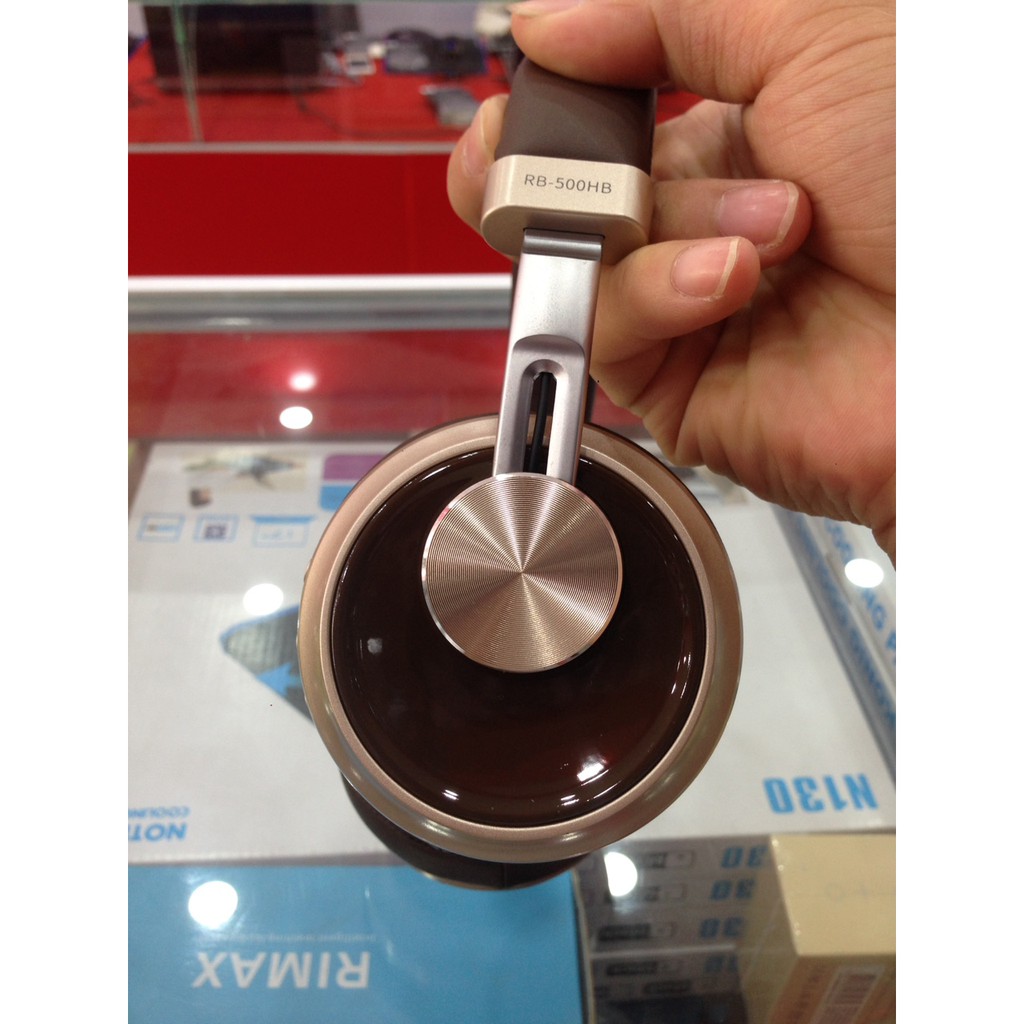 Tai Bluetooth REMAX RB-500HB (Nghe nhạc, đàm thoại, chụp đầu)(BM-01255) (bh 6th)