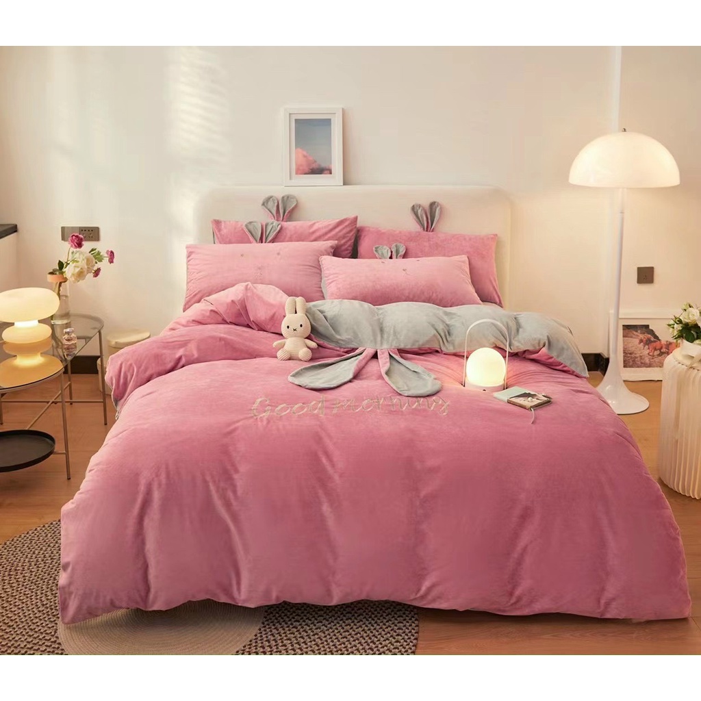 Sét nỉ tai thỏ siêu đáng yêu BELLA HO nhập khẩu