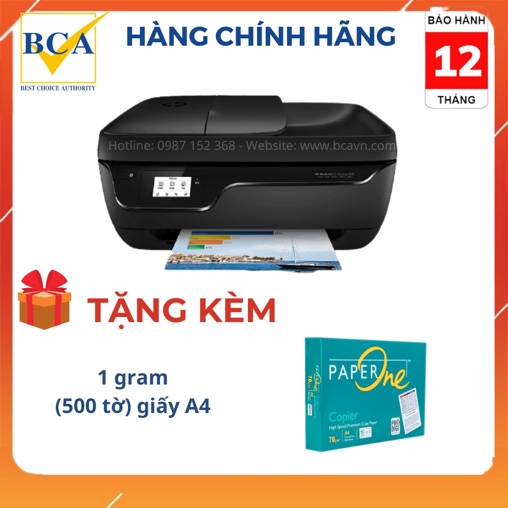 Máy in phun màu đa năng HP DeskJet Ink Advantage 3835 All-in-One Printer (F5R96B) | BigBuy360 - bigbuy360.vn