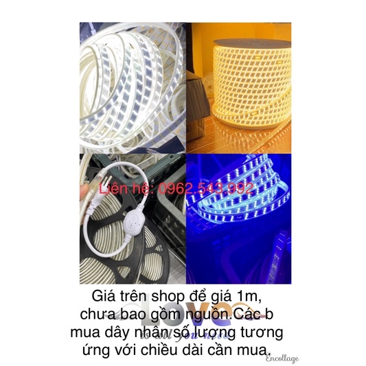 Dây led hắt trần 3 hàng, ánh sáng vàng và trắng or xanh dương(tính tiền theo m chưa kèm nguồn)