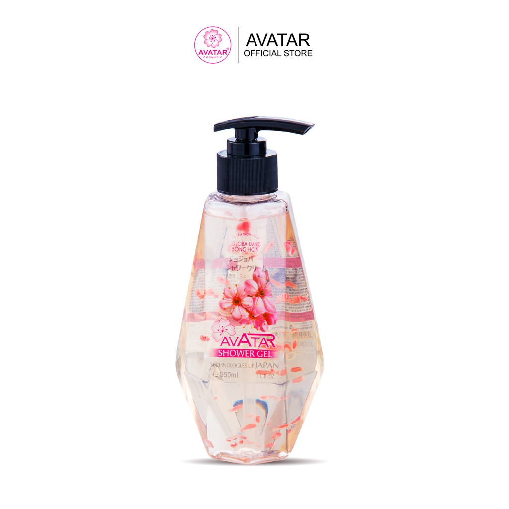 Sữa Tắm Nhật Bản Cánh Hoa Anh Đào JoJoBa AVATAR 350ml