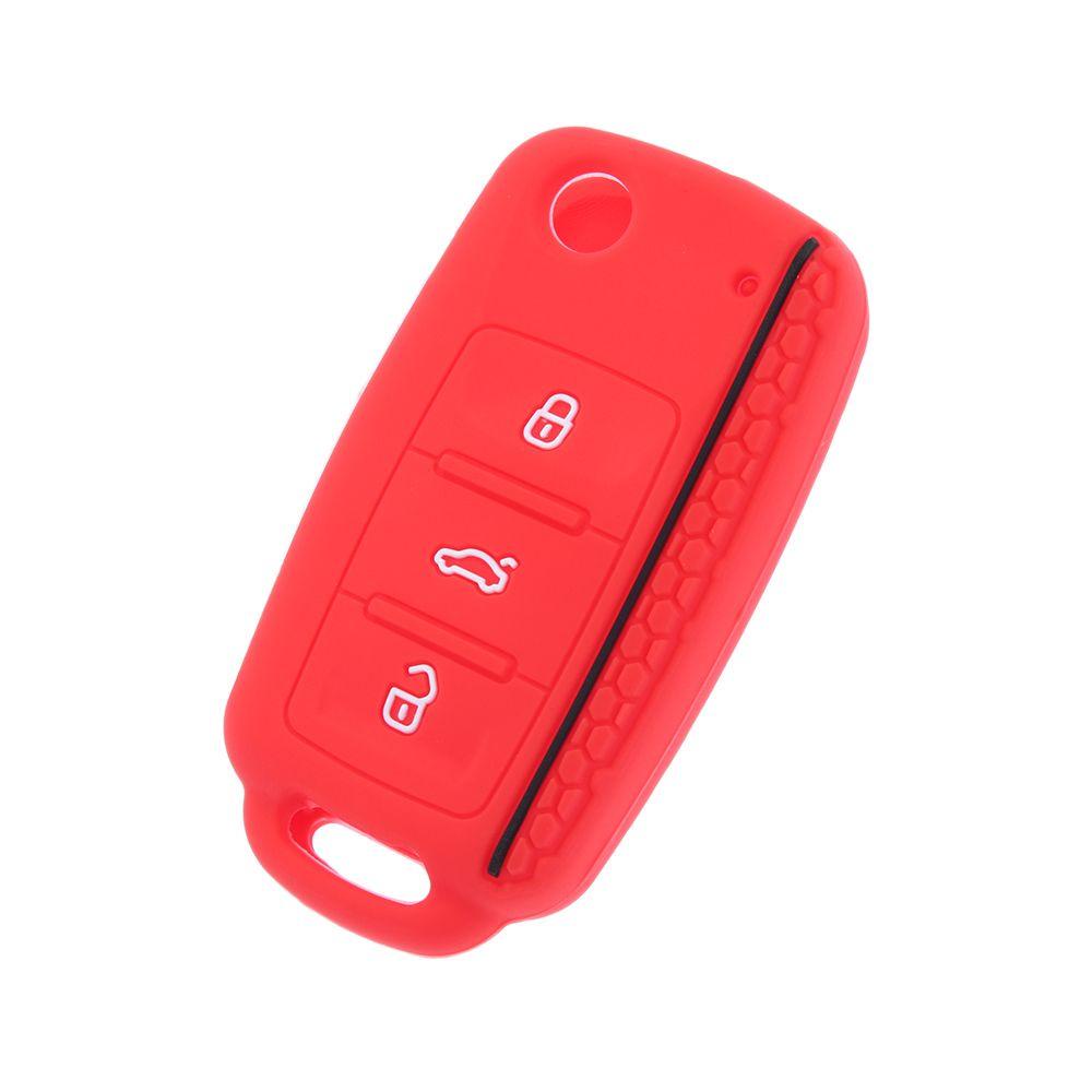 WONDER Vỏ Silicon Mềm Bảo Vệ Chìa Khóa Xe Hơi VW Golf Polo
