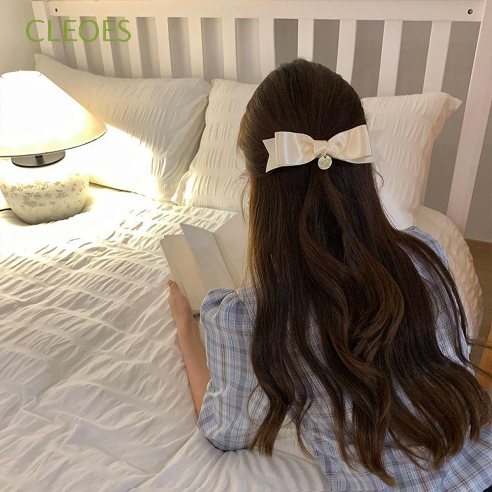 Kẹp Tóc Nơ Phong Cách Hàn Quốc Cổ Điển Thời Trang Sang Trọng Cho Nữ