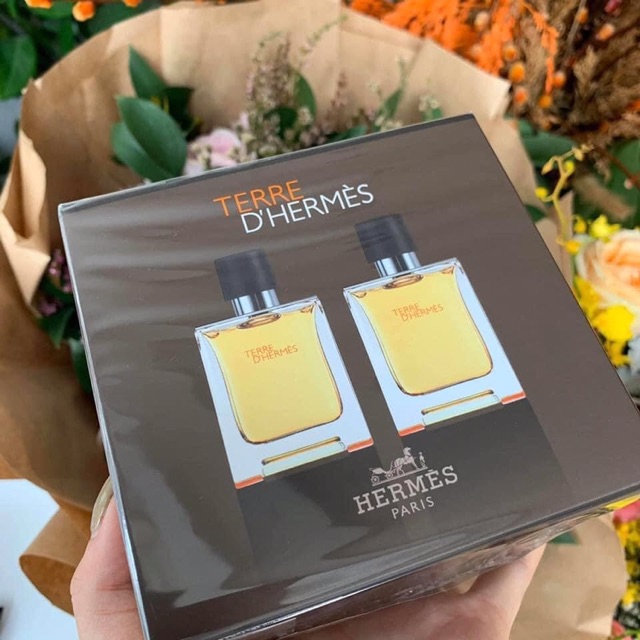 Set Nước Hoa Nam Hermès Terre d’Hermes EDT (50ml + 50ml)