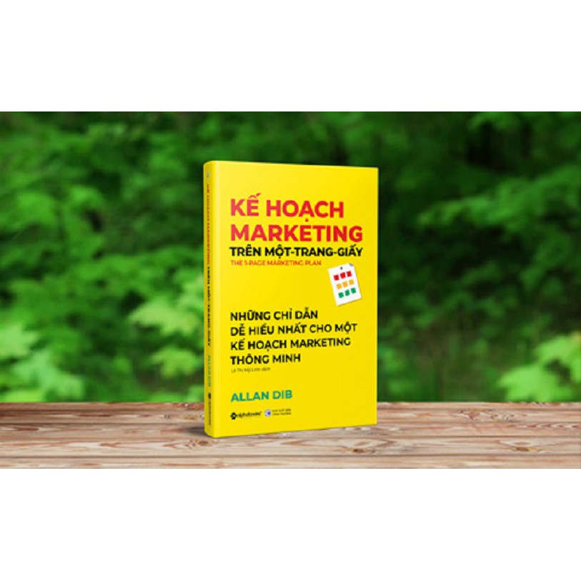 Sách - Kế Hoạch Marketing Trên Một Trang Giấy 159k (Tái Bản 2021) AlphaBooks