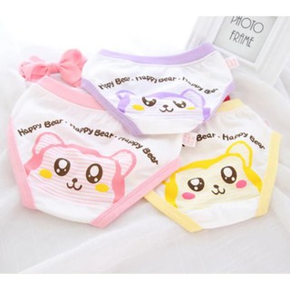 Quần chip in hình gấu HAPPY BEAR dễ thương cho bé gái (cao cấp)