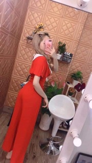 Sét tiểu thư cổ xếp quần suông