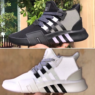 Mẫu giày EQT phản quang màu đen , trắng ( hàng chuẩn , y hình)