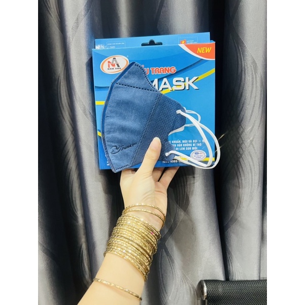 10cKHẨU TRANG 5D XANH ĐEN