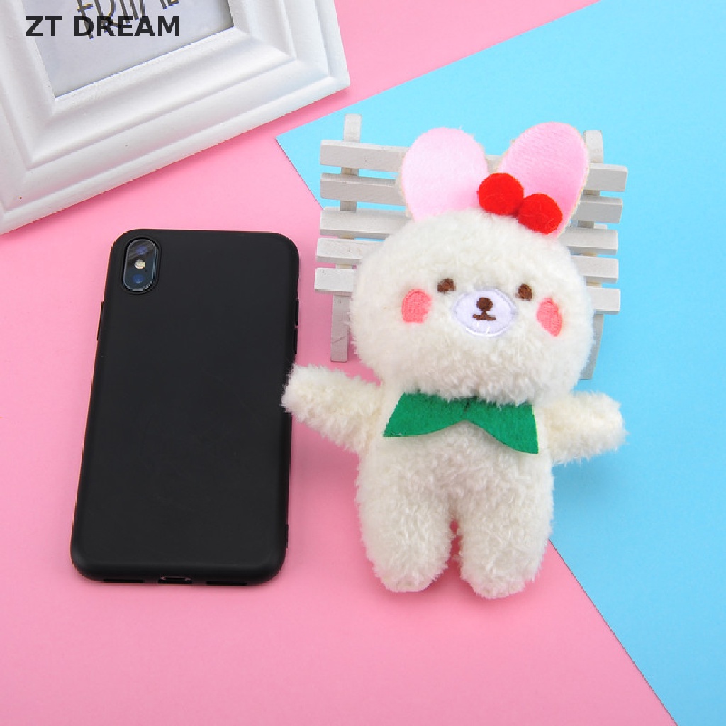 Thú Nhồi Bông Hình Hoạt Hình Dễ Thương ​Móc Khóa Gấu / Thỏ Bông 07 Dễ Thương
