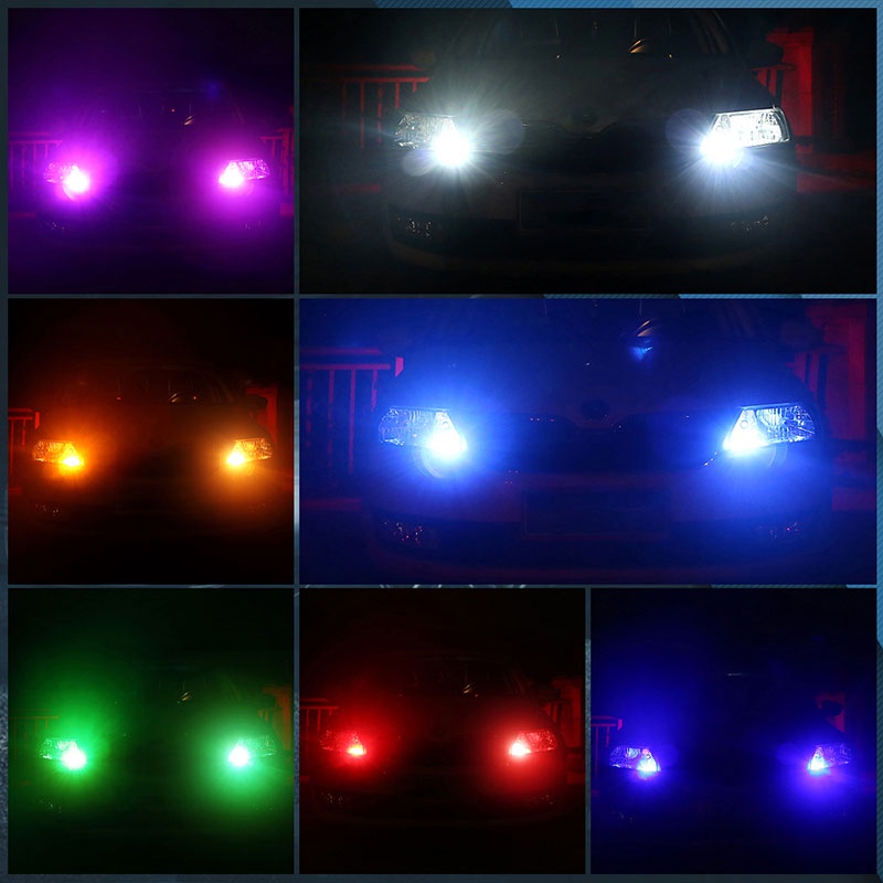 1 Đèn Led W5W T10 12V Ánh Sáng Trắng Cho Xe Hơi