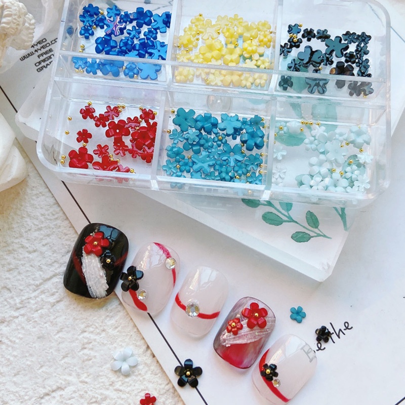 Phụ Kiện Đính Trang Trí Móng Tay Hình Bướm 3D Bằng Acrylic