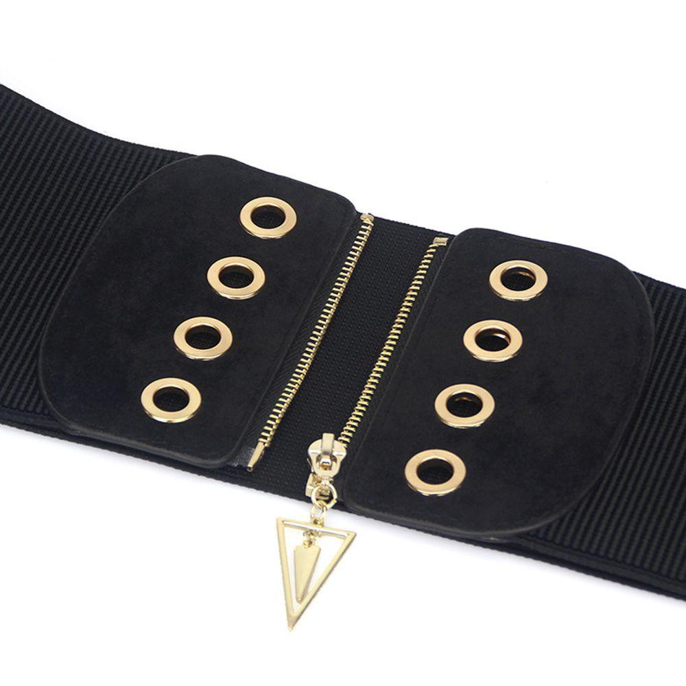 ESPO Thắt Lưng Dây Khóa Kéo Hình Tam Giác Cho Nữ