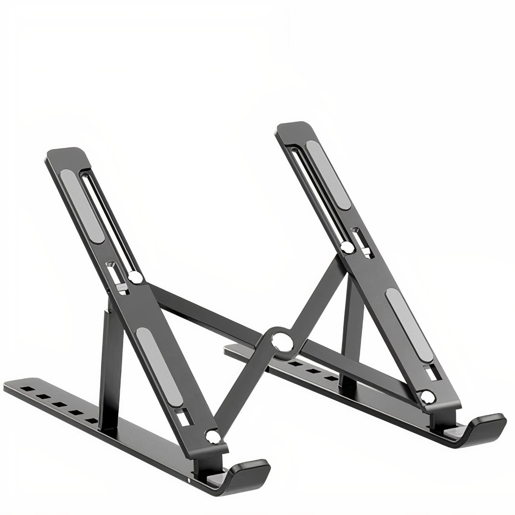 Giá đỡ laptop stand nhôm hỗ trợ tản nhiệt có thể gấp gọn chỉnh độ cao để laptop ipad macbook surface N3