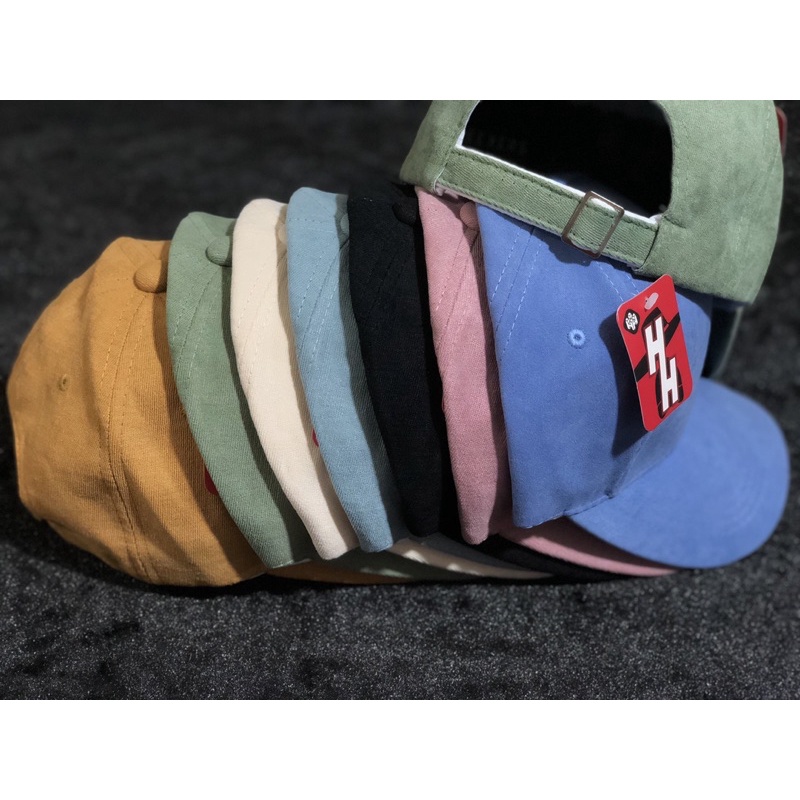 [ MŨ LƯỠI TRAI ] Mũ lưỡi trai nhung mịn thêu logo kiểu _Mũ lưỡi trai nam nữ