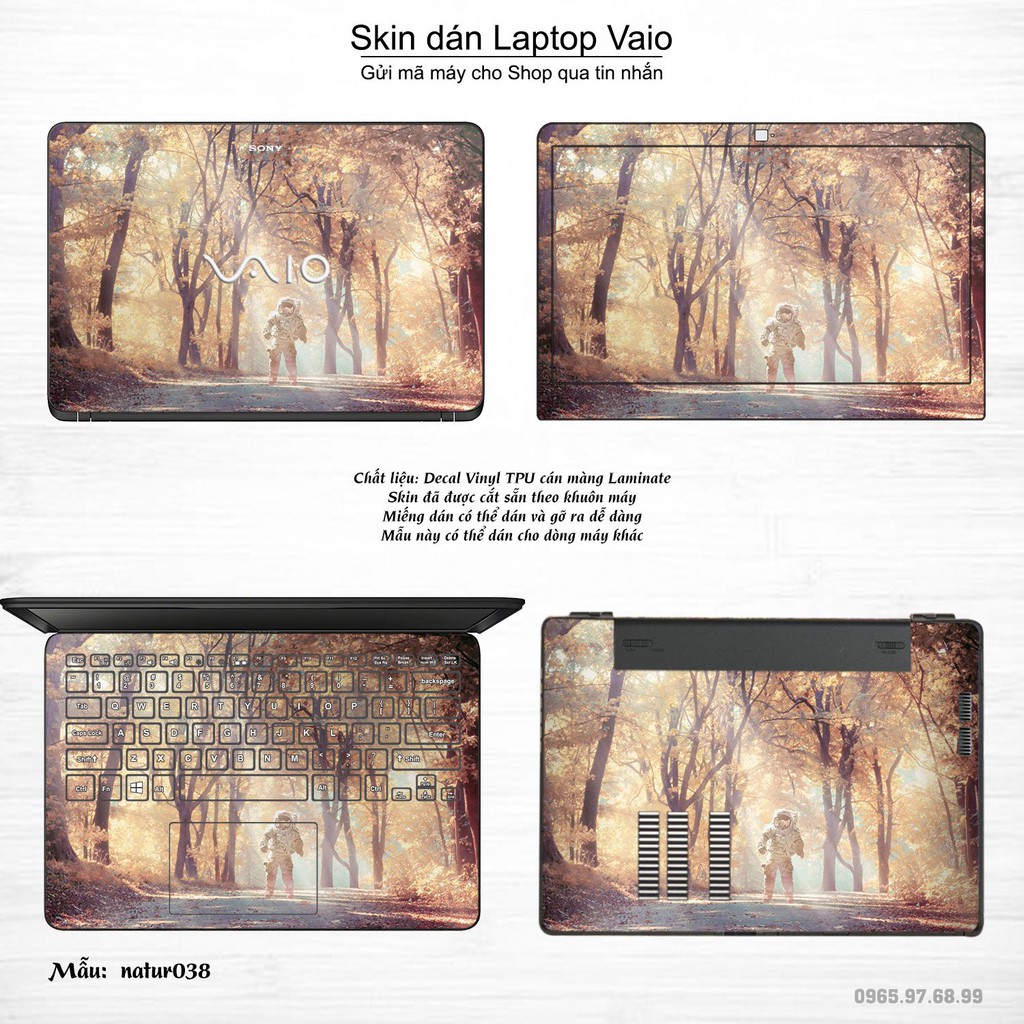 Skin dán Laptop Sony Vaio in hình thiên nhiên _nhiều mẫu 2 (inbox mã máy cho Shop)