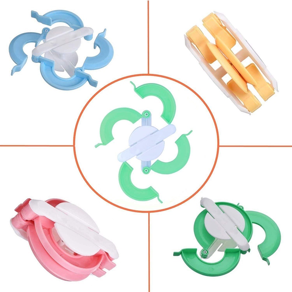 Bộ Dụng Cụ Đan Len 4 Kích Cỡ Kèm Kéo Chuyên Dụng
