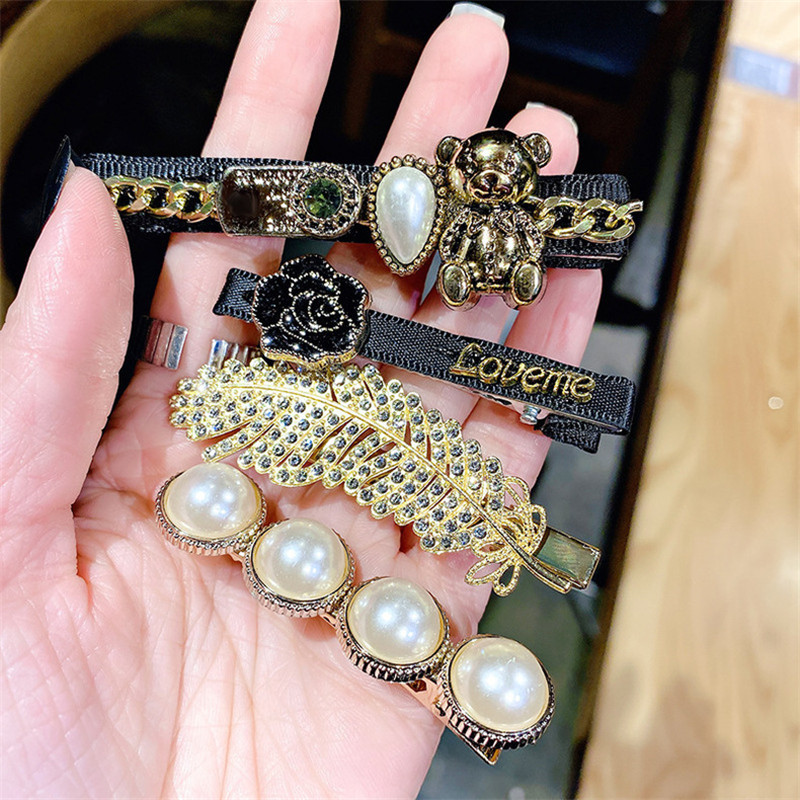 Set 5 Kẹp Tóc Ngọc Trai Giả Thời Trang Cho Nữ