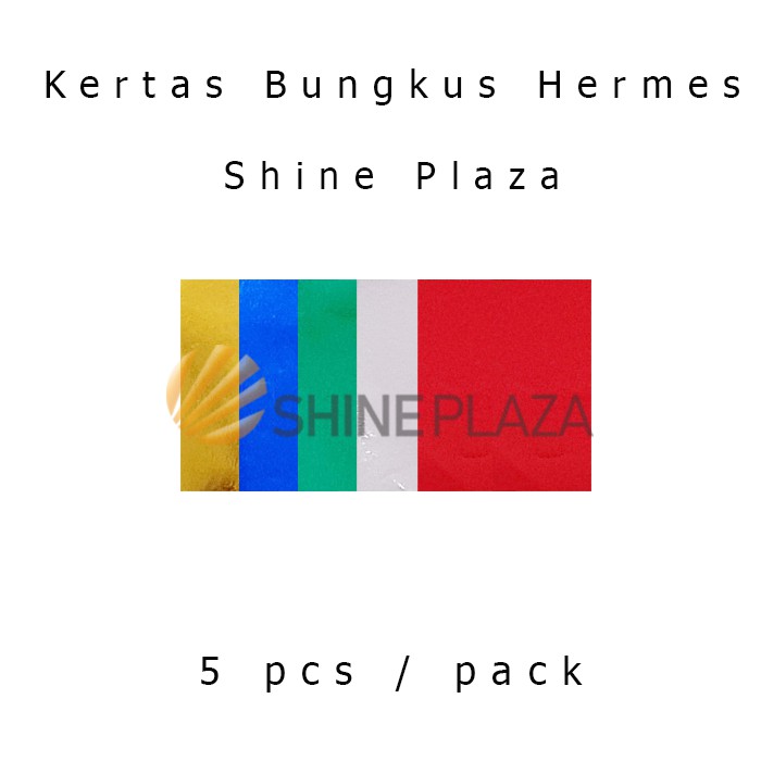 Giấy Hermes Hermas Ermes đầy màu sắc - Giấy gói quà, 5 chiếc