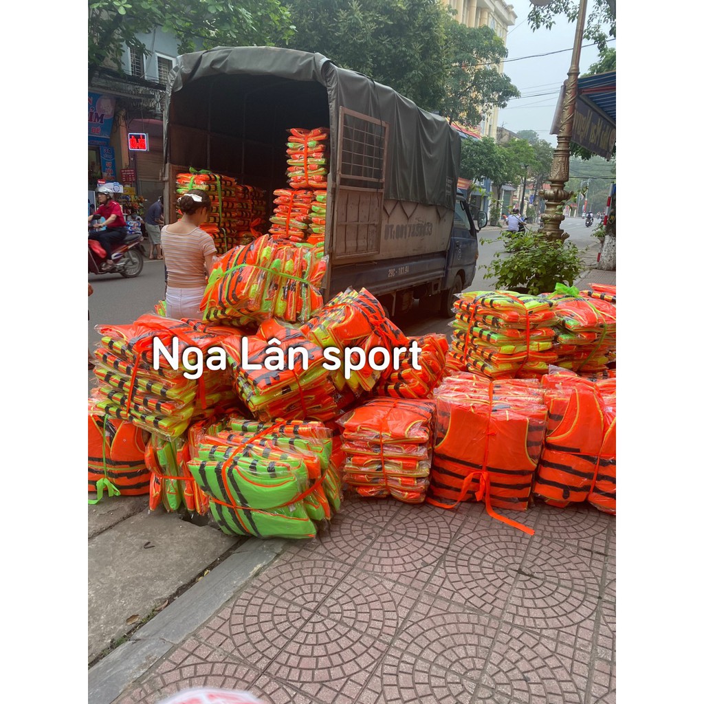 Áo phao cứu hộ- nhiều size- áo phao bơi cao cấp dành cho trẻ em và người lớn