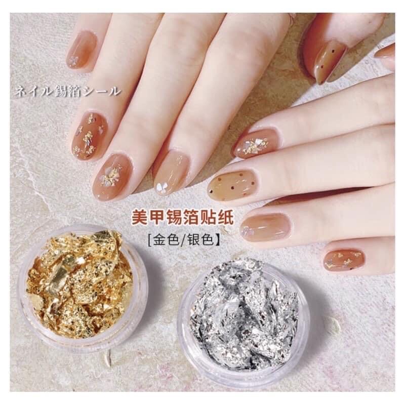 Giấy bạc nhún nail