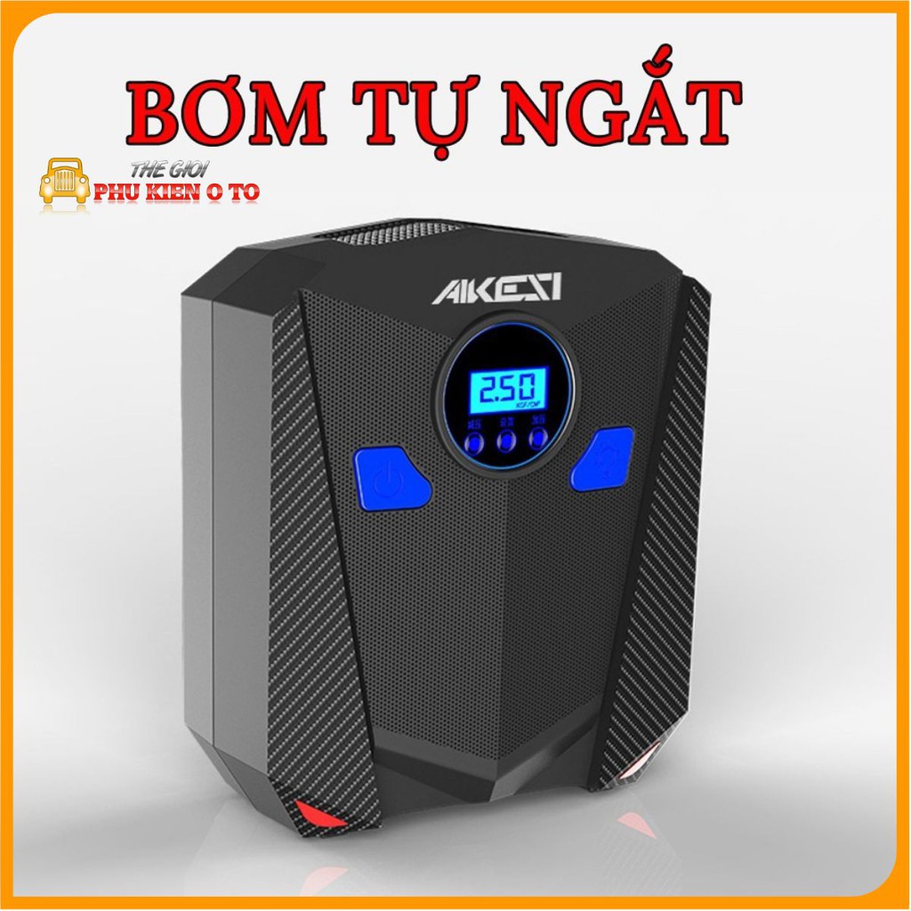 ⚡️MẪU HOT 2021⚡️ Máy Bơm Lốp Ô Tô AIKESI 2020 Áp Suất Điện Tử 35l/p - Loại Bơm Cực Khỏe