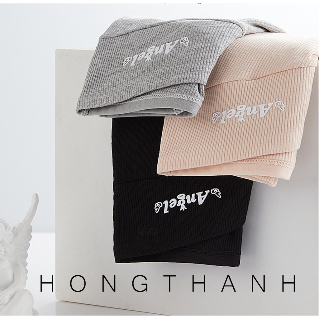 Quần Lót Bầu Cạp Chéo Vải Thun Cotton Cao Cấp, Mát Nhẹ, Quần Mặc Váy 2 trong 1 Cho Phụ Nữ Trong Thời Kì Mang Thai