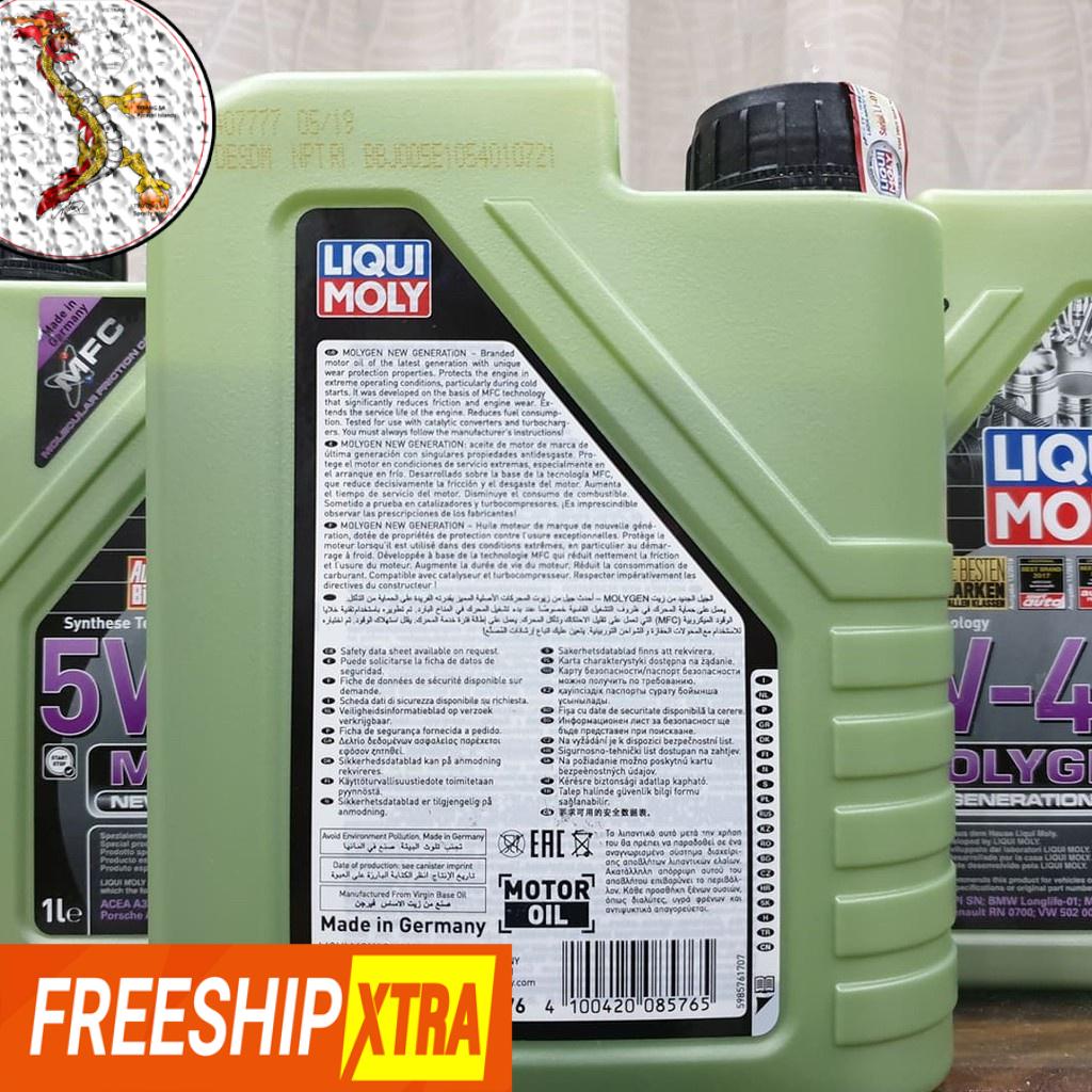 [Ảnh thật]Dầu Nhớt Xe Tay Ga Liqui Moly 5w40 MolyGen 1L, nhớt tay ga liqui 5W40 khách tùy chon dung tích phù hợp cho xe