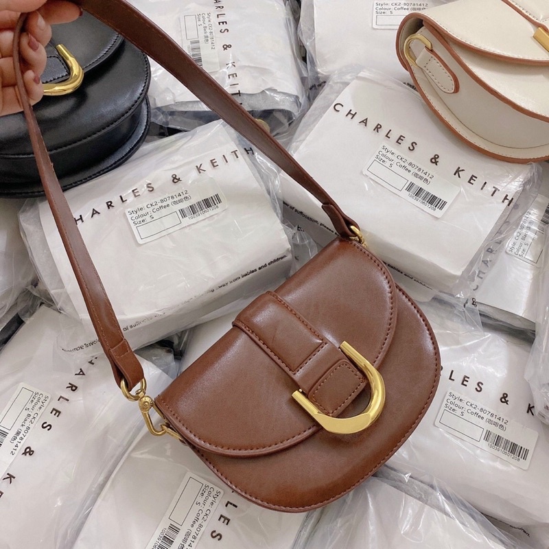 Túi Cnk Móng Ngựa Bản Xuất Dư Chuẩn Form Tặng Kèm Túi Vải Hãng sz 18