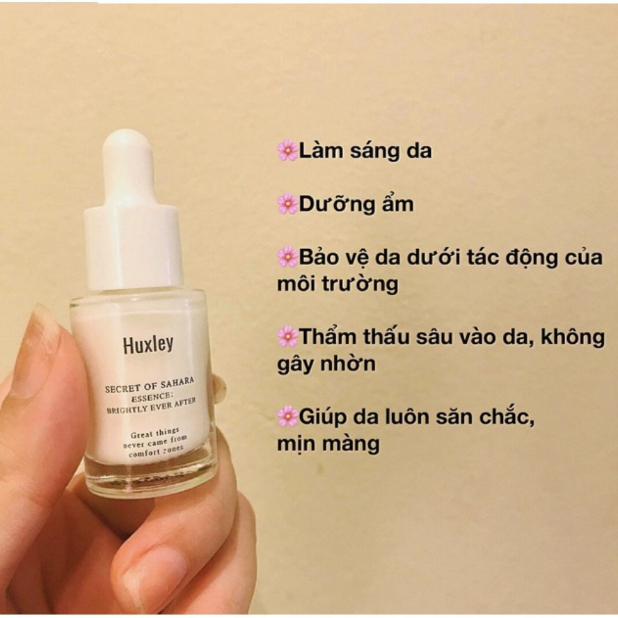 Tinh Chất Dưỡng Trắng Sáng Da, Giảm Đốm Nâu Huxley Essence; Brightly Ever After 30ml