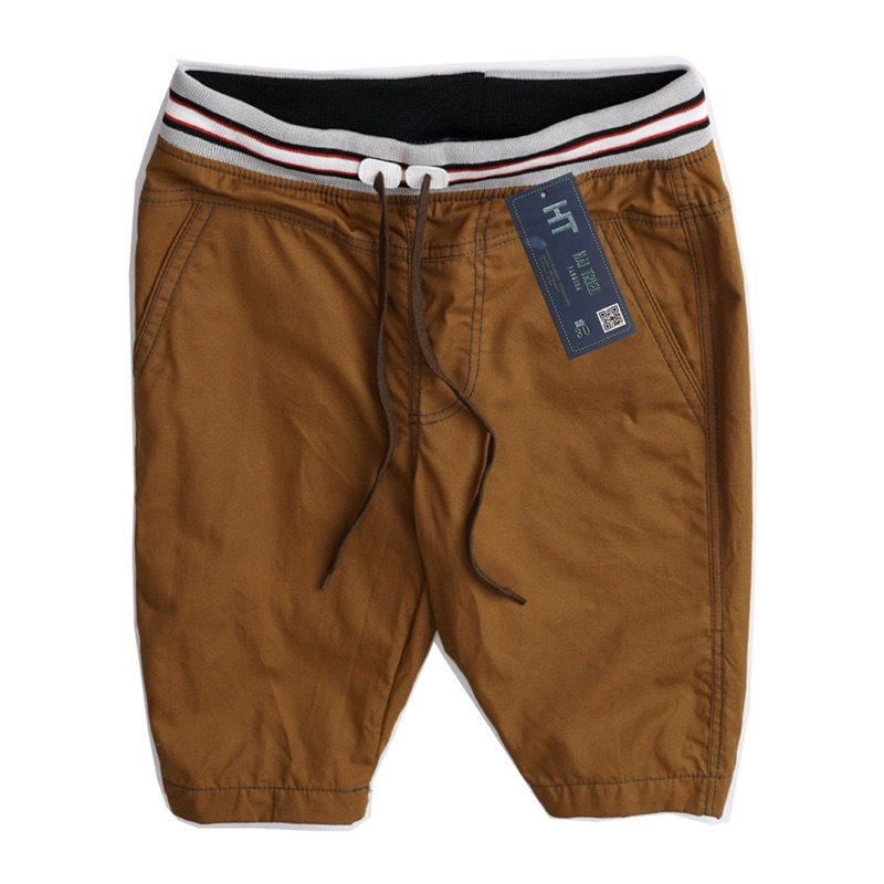 Quần Short nam kaki lưng thun hải triều 089