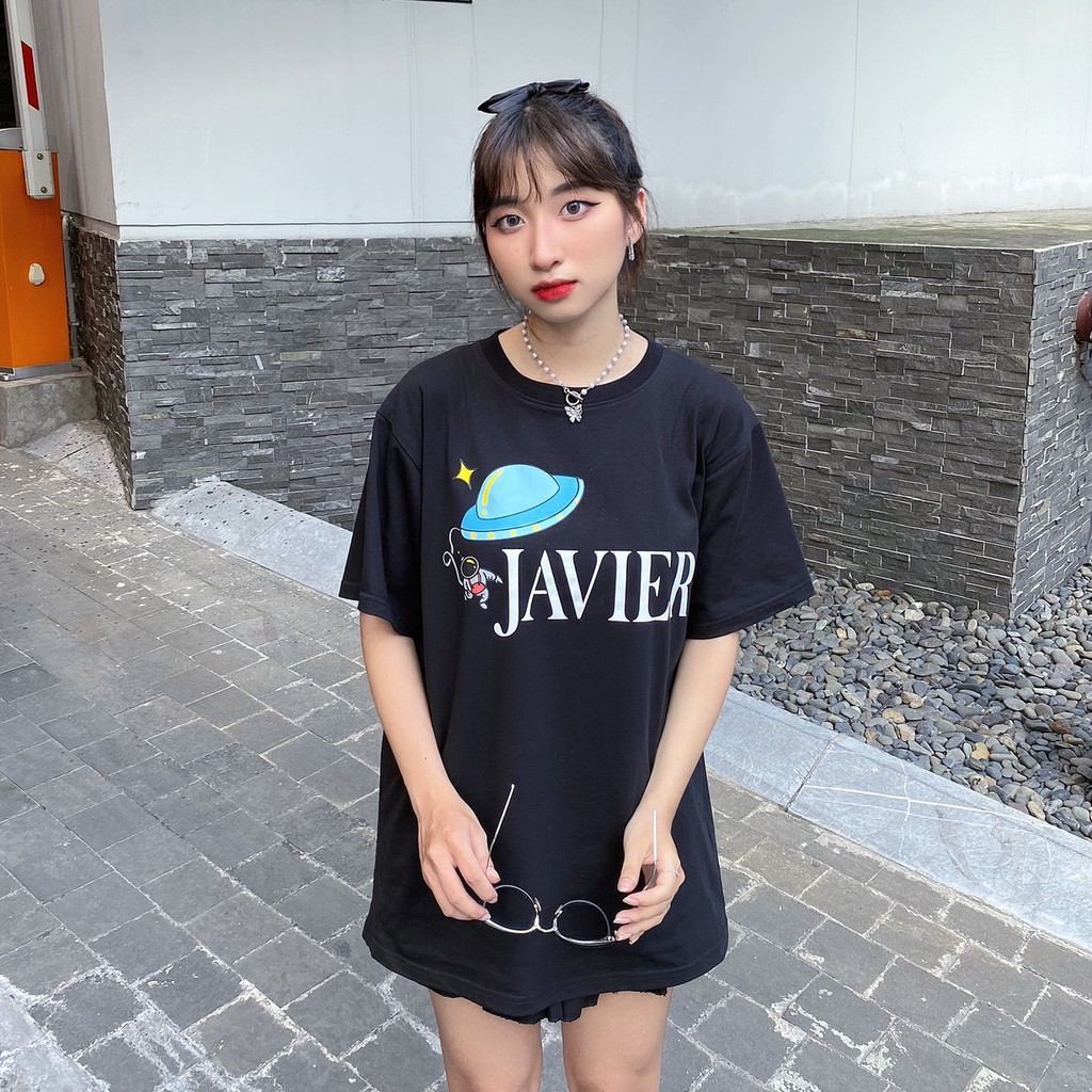 Áo Thun Unisex Javier Studio STREETWEAR 100% Cotton - TONI - BLACK Local Brand Chính Hãng