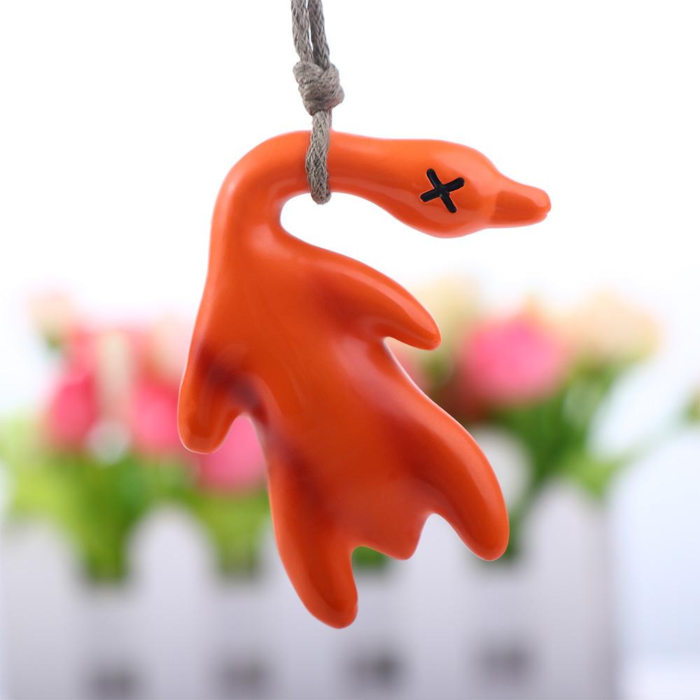 Dây Treo Trang Trí Gương Chiếu Hậu Xe Hơi Hình Chú Vịt Dễ Thương REBUY1